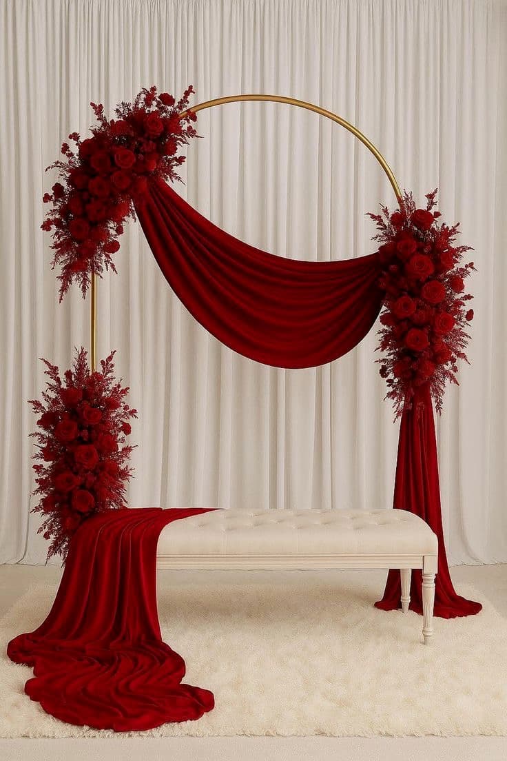 Engagement celebration decor