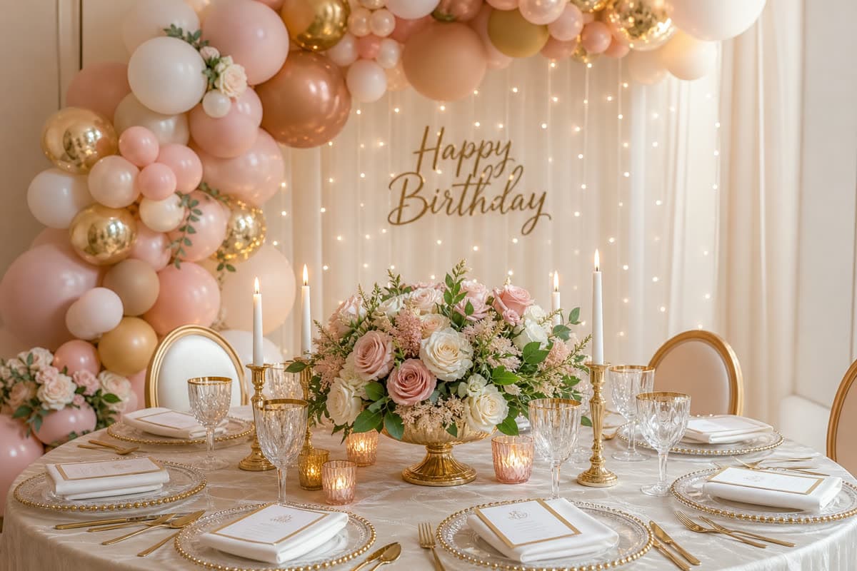Elegant event tablescape styled by Lumé Events